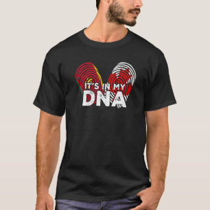 Camiseta Canadá: Bandeira Orud Senegal DNA Fingerpri senega