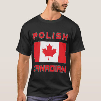 Camiseta Canadá Bandeira Polonês