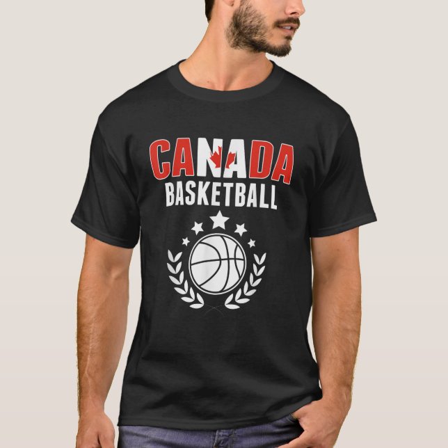 Camiseta Canada Basball Lovers Jersey Canadian Flag por (Frente)