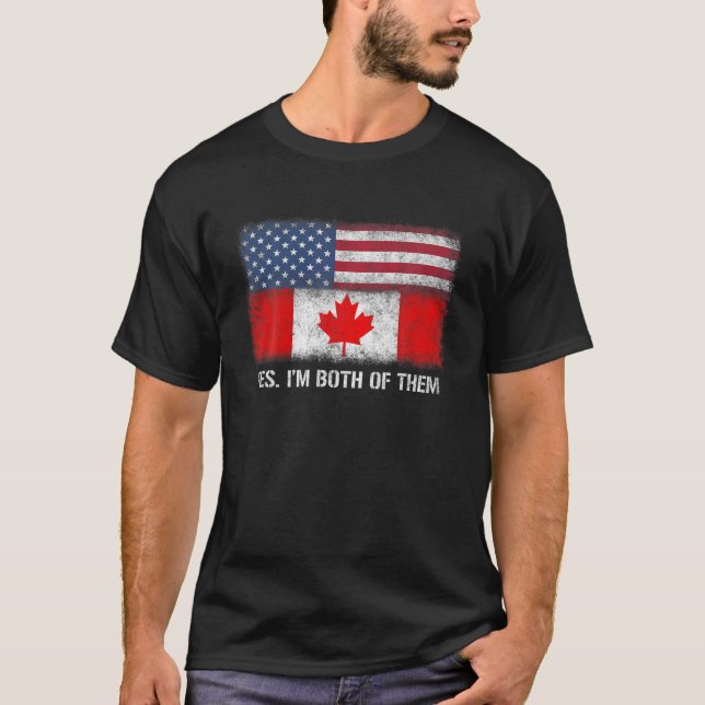 Camiseta Canadá Canadá Canadá Canadá, América do Canadá, Si (Frente)