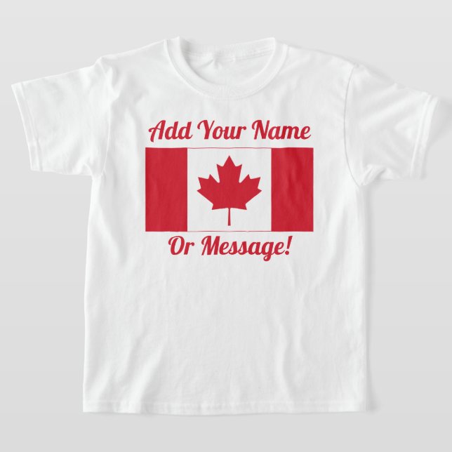 Camiseta Canadá canadense Flag T-Shirt (Postura )