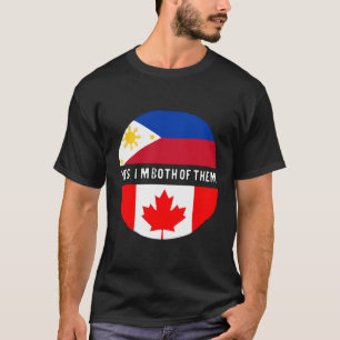 Camiseta Canadá Canadianos Filipinas Filipino Mixe Dna Fl