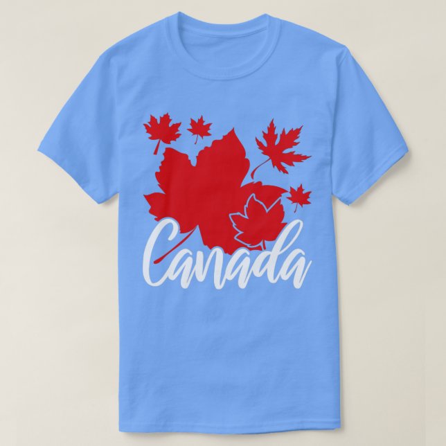 Camiseta Canadá Day Canadian Maple Leaf Canada (Frente do Design)