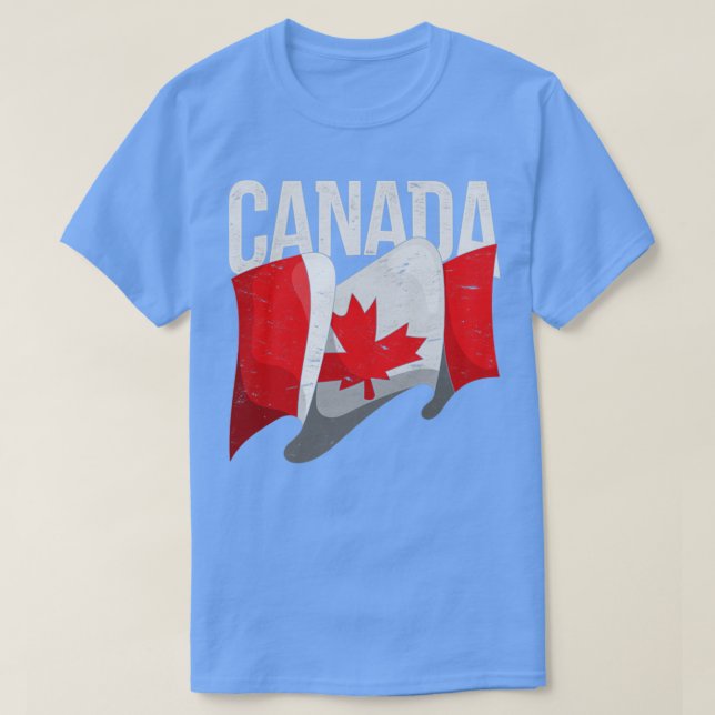 Camiseta Canadá Day Maple Leaf Canada Flag1 (Frente do Design)