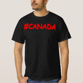 Camiseta "#CANADÁ" Design de Expressão de Cuta. Comprar Ago