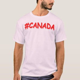 Camiseta "#CANADÁ" Design de Expressão de Cuta. Comprar Ago