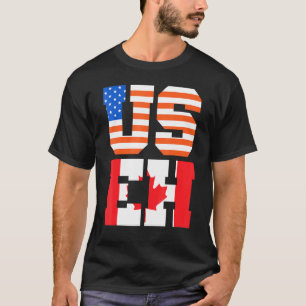 Camiseta Canadá Dia Estados Unidos Canadá Cidadão Canadense