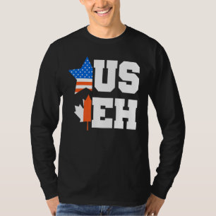 Camiseta Canadá Dia Estados Unidos Canadá Cidadão Canadense