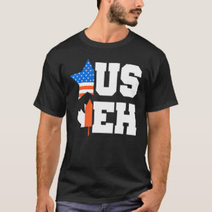 Camiseta Canadá Dia Estados Unidos Canadá Cidadão Canadense