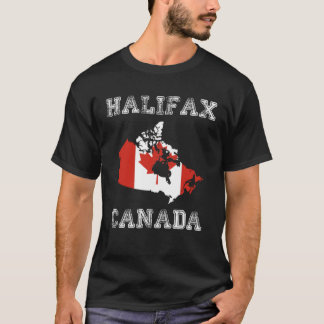Camiseta Canada Distressed Flag Halifax Pride