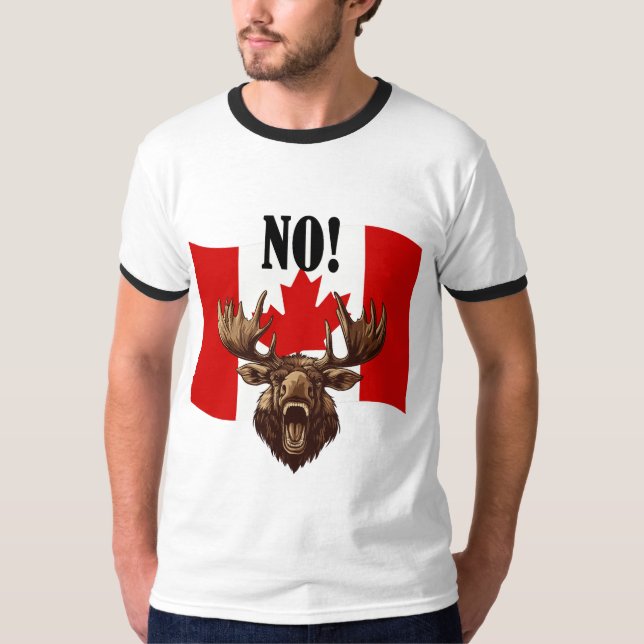 Camiseta Canadá diz não (Frente)