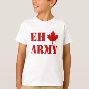 Camiseta Canadá E Exército