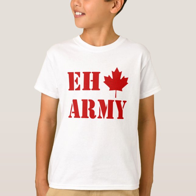 Camiseta Canadá Eh Army (Frente)