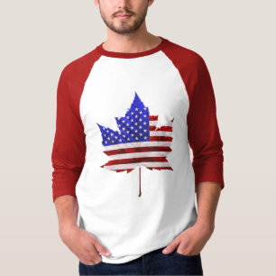 Camiseta Canadá EUA Souvenir Jersey Shirt - Men