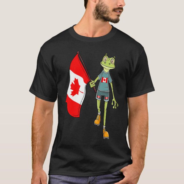 Camiseta Canada Fan Frog (Frente)