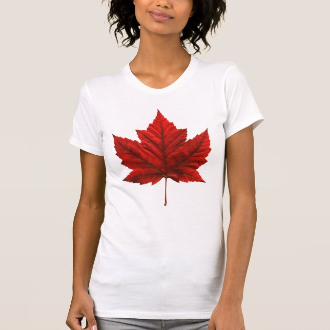 Camiseta Canadá Feminina Personalizada (Frente)