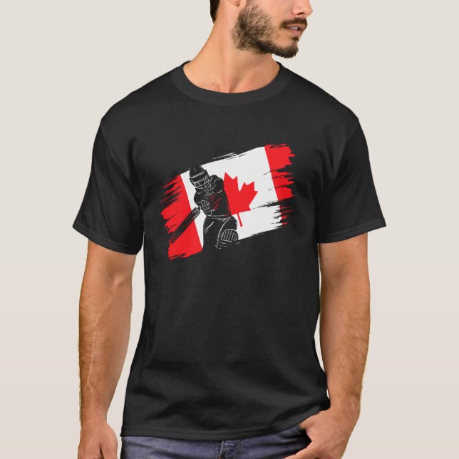 Camiseta Canada Flag Canada Cricket Fan Player Coach Umpire (Frente)