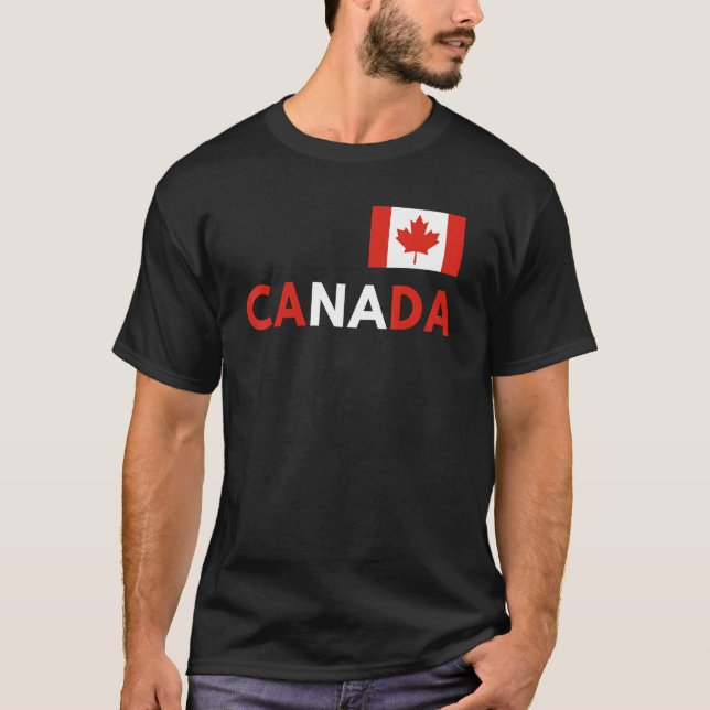 Camiseta Canada Flag Canadian Flag Pride Country Happy Cana (Frente)