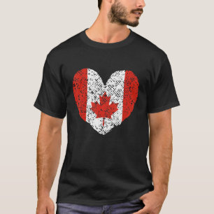 Camiseta Canadá Flag Cute Canadian Mapeaf