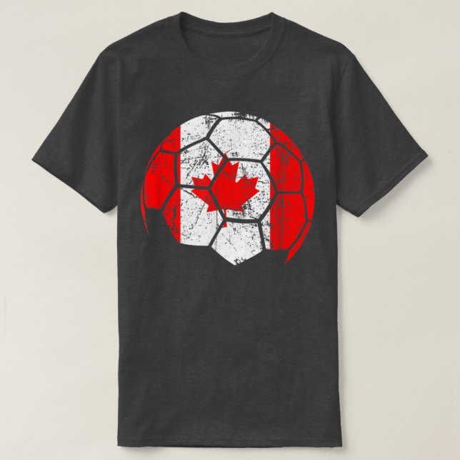 Camiseta Canadá Flag Futebol Jersey Canada Fan (Frente do Design)