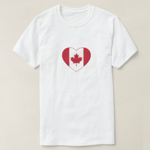 Camiseta Canadá Flag Heart-Shirt