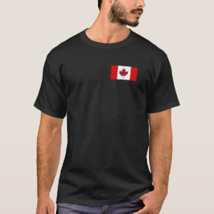 Camiseta Canadá Flag Pocket Pride Vacance Viagem canadense