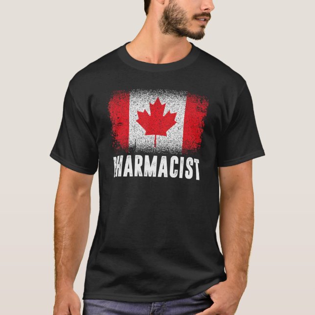 Camiseta Canada Flag Proud Canadian Pharmacist 1st July Pha (Frente)