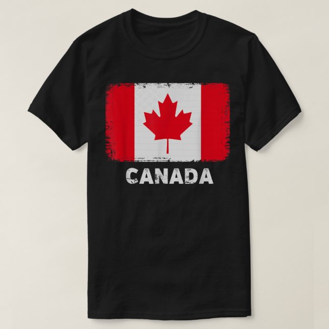 Camiseta Canadá Flag suporta Pessoas canadenses Women Men G (Frente do Design)