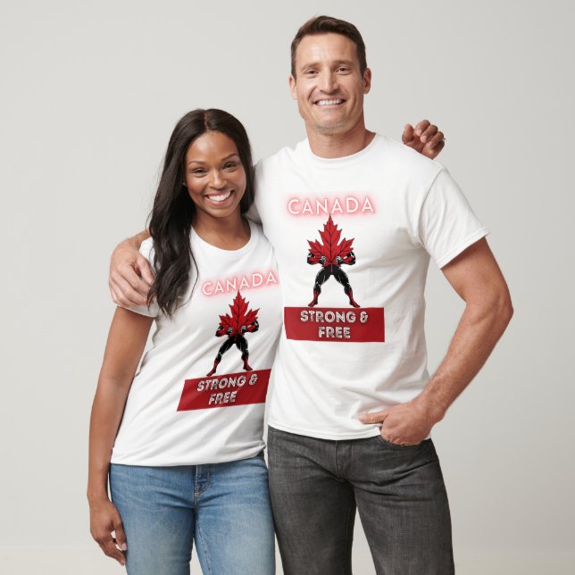 Camiseta Canadá Forte e Livre (Unissex)