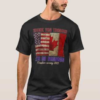 Camiseta Canada Freedom Convoy 2022 - Suporte a Truque Cana