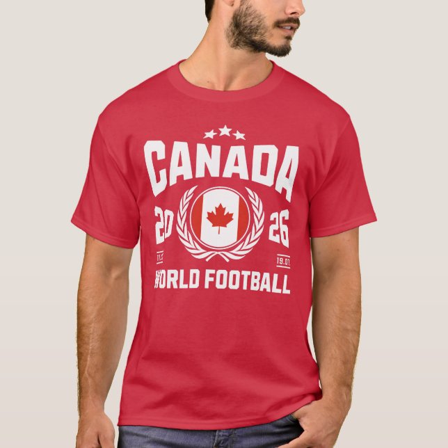 Camiseta Canadá Futebol 2026 (Frente)