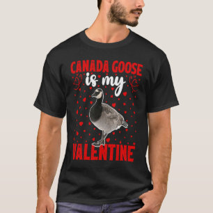 Camiseta Canadá Goes Men Flag Canada Gooses is My Valenti