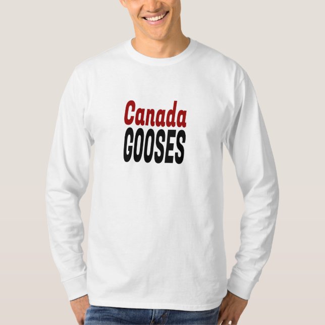 Camiseta Canadá Gooses - Letra Kenny Funny Novelty (Frente)