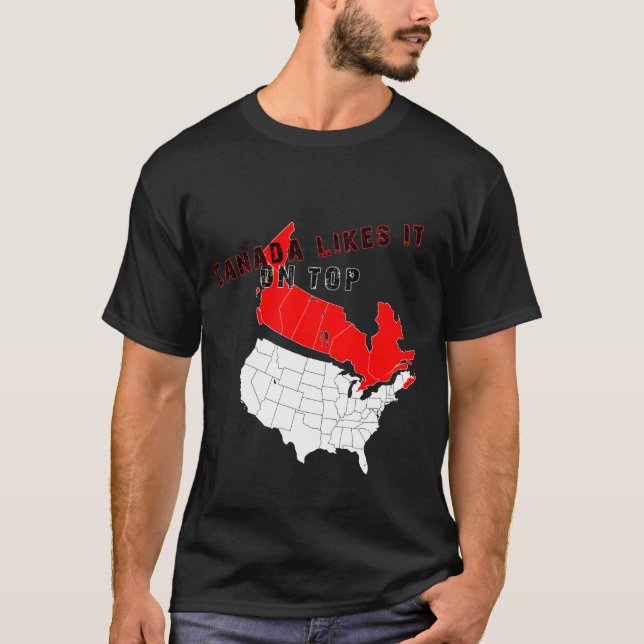 Camiseta Canadá gosta d na parte superior (Frente)