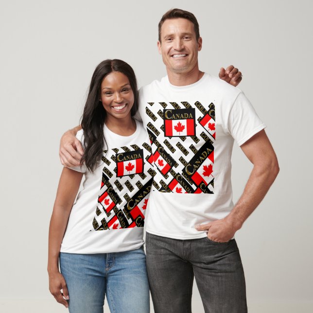 CAMISETA CANADÁ HOCKEY PUCK (Unissex)