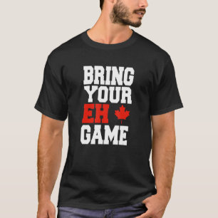 Camiseta Canadá Hockey Traz Seu Jogo Canadiano 1
