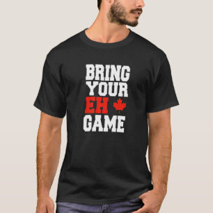 Camiseta Canadá Hockey Traz Seu Jogo Canadiano 2