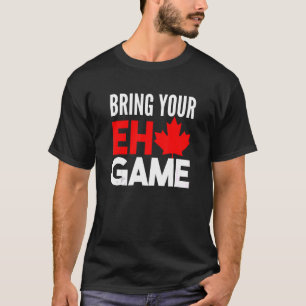 Camiseta Canadá Hockey Traz Seu Jogo De Eca