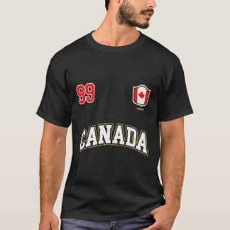 Camiseta Canada Hoodie Number 99 Canadian Team Sports Hocke