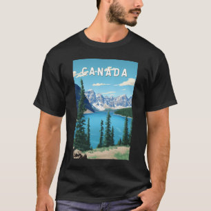 Camiseta Canada Illustration Viagem Art Vintage