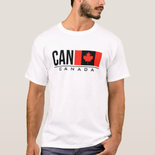 Camiseta Canadá: Indicador de código internacional de país 