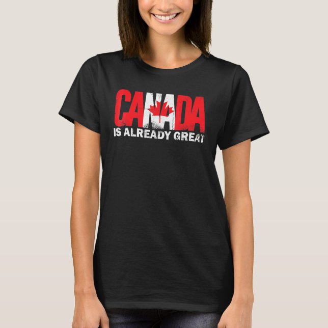 Camiseta Canadá já é Excelente do Orgulho do Dia do Canadá (Frente)