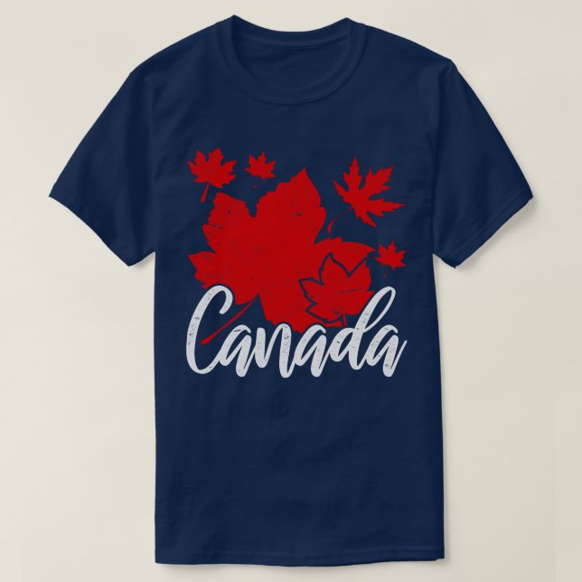 Camiseta Canadá Lover Canadian Maple Leaf Canada 1 (Frente do Design)