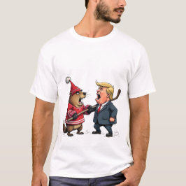 Camiseta Canadá lutando contra Trump
