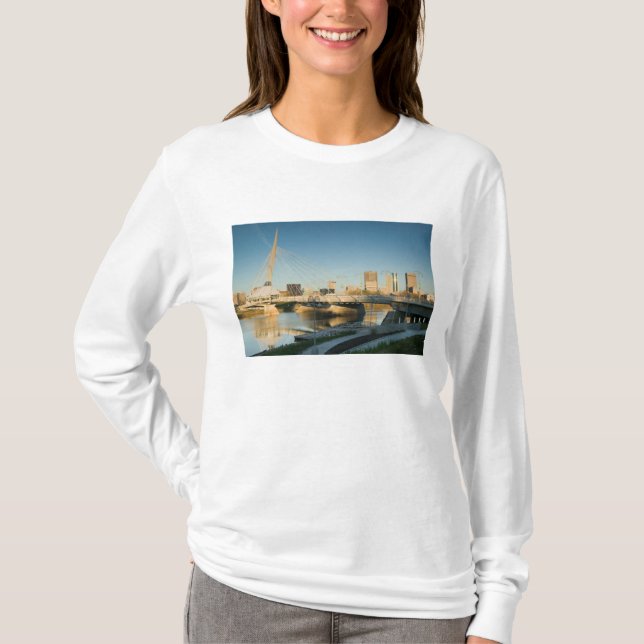 Camiseta CANADÁ, Manitoba, Winnipeg: Riel Esplanade (Frente)
