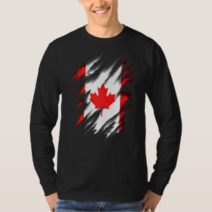 Camiseta Canada Maple Leaf Amante canadense Flag Canadá
