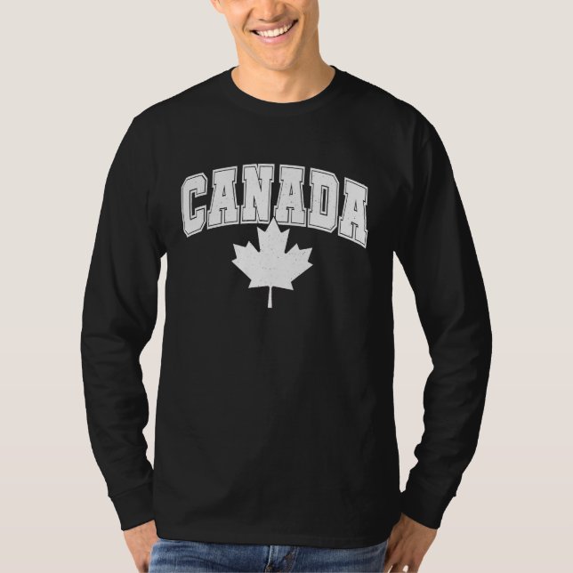 Camiseta Canada Maple Leaf Canadian Flag Pride  5 (Frente)