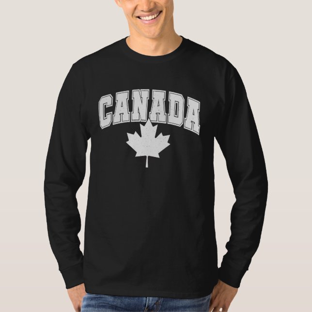 Camiseta Canada Maple Leaf Canadian Flag Pride  7 (Frente)