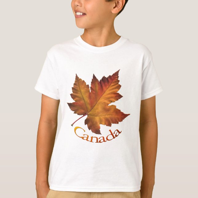 Camiseta Canadá Maple Leaf Kid's Canada Sweatshirt Souvenir (Frente)