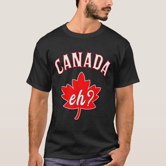 Camiseta Canadá Maple Leaf Men Women (Frente)